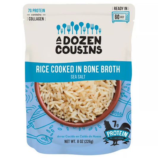 A Dozen Cousins Rice Cooked in Broth Sea Salt - Case of 12