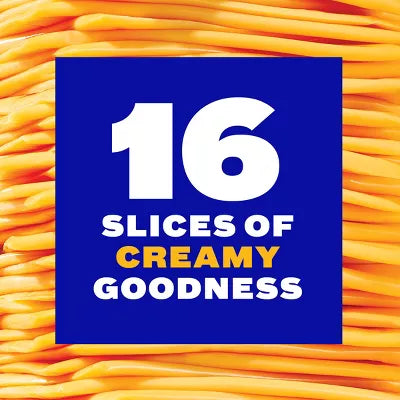 Kraft Singles American Cheese Slices, 16 Count Pack