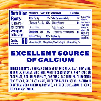 Kraft Singles American Cheese Slices, 16 Count Pack