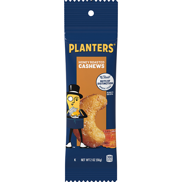 Planters Honey Roasted Cashews 2.0 oz.