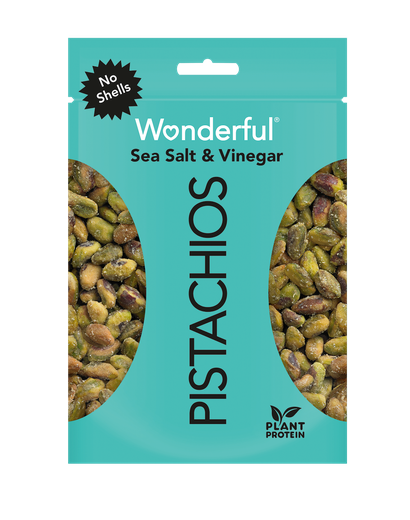 Wonderful Pistachios No Shells Sea Salt & Vinegar - 0.75 oz.