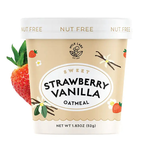 Mylk Labs Strawberry Vanilla Oatmeal Cup