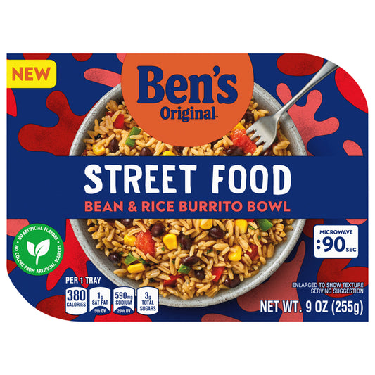 Ben's Original Street Food Bean & Rice Burrito Bowl