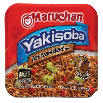 Maruchan Yakisoba Teriyaki Beef, Japanese Instant Ramen Noodles