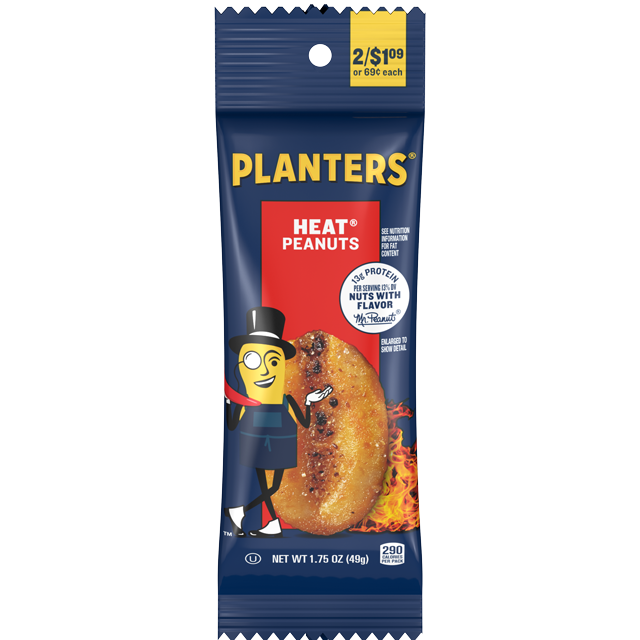 Planters Heat Peanuts - 1.75 oz.